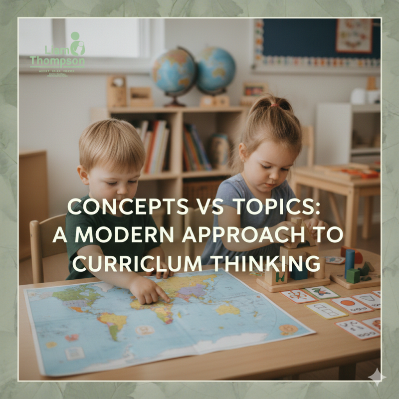 Concepts vs Topics:  A modern approach to curriculum thinking